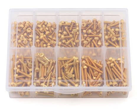 Samix Stainless Steel M3 Screw Set w/Plastic Box (300) (Cap .